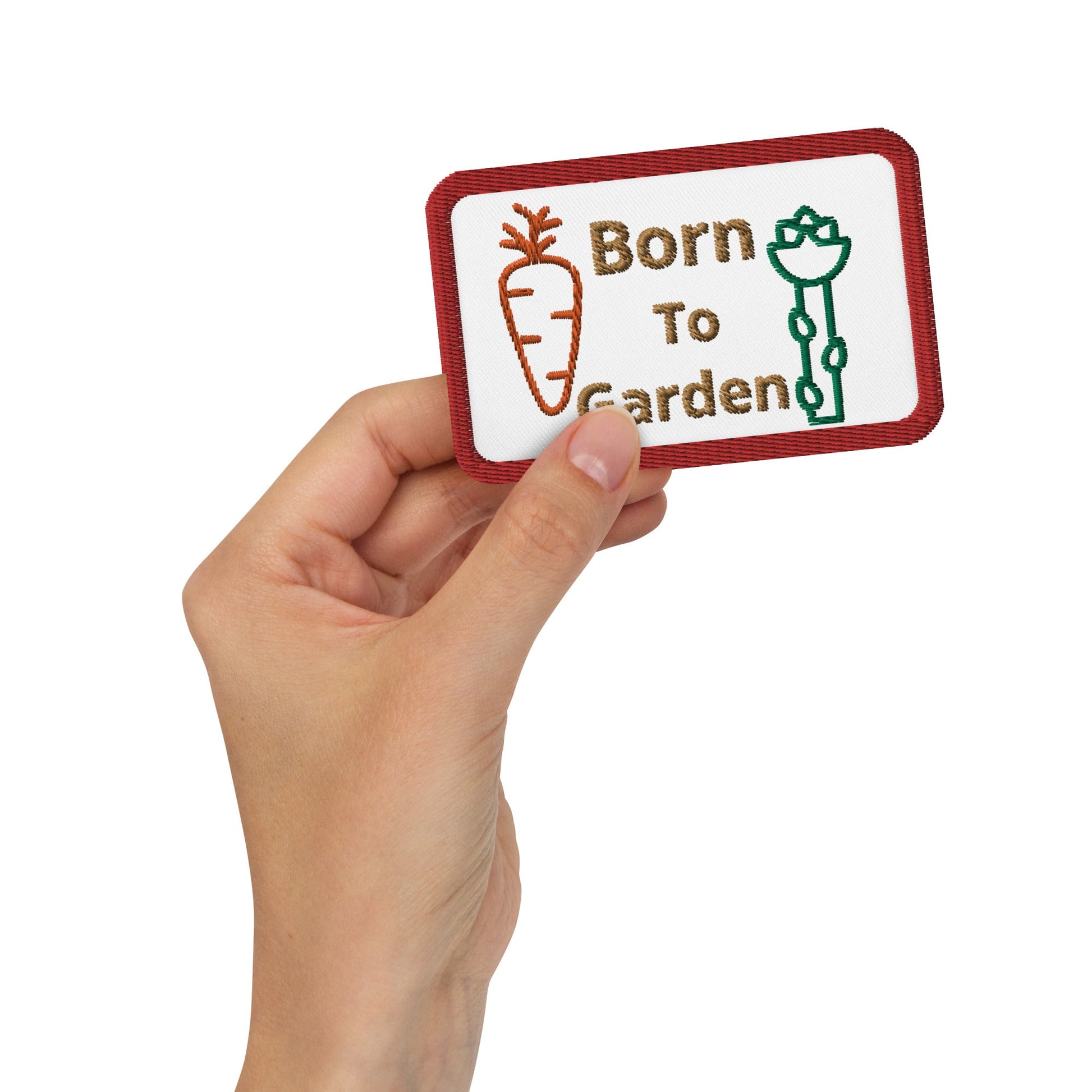 Born To Garden Embroidered Patches - Embroidered Patches - Discovery Co.