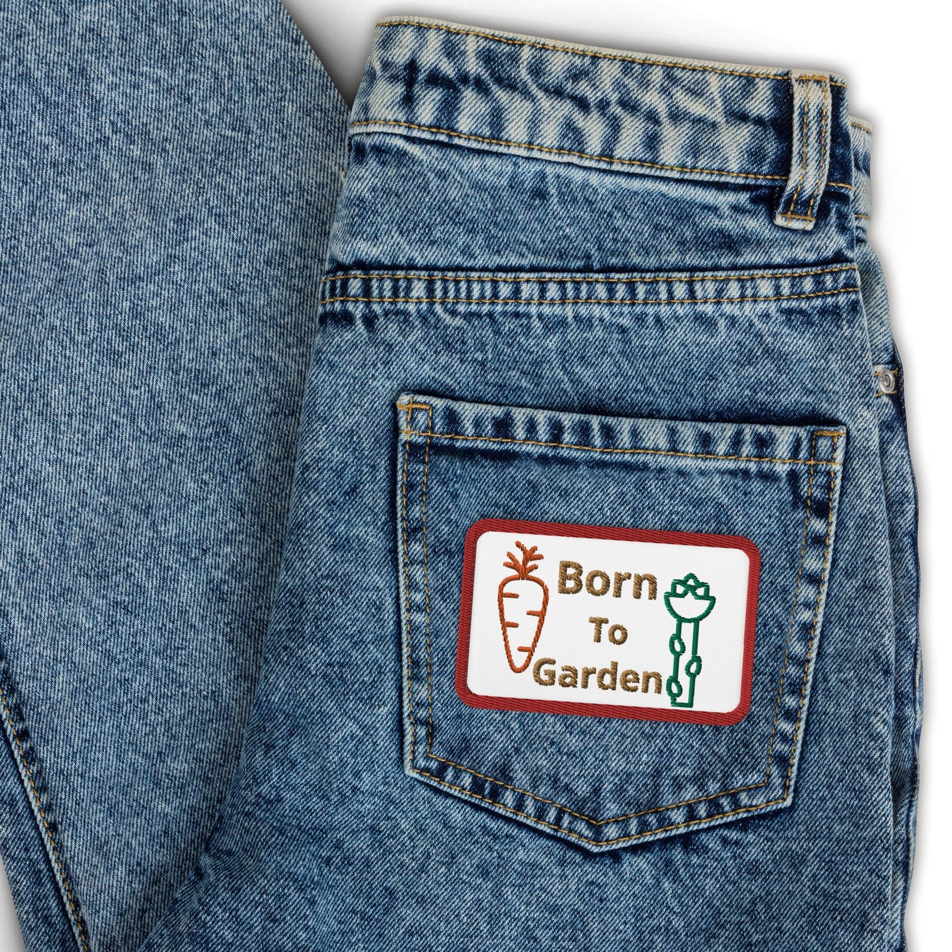 Born To Garden Embroidered Patches - Embroidered Patches - Discovery Co.