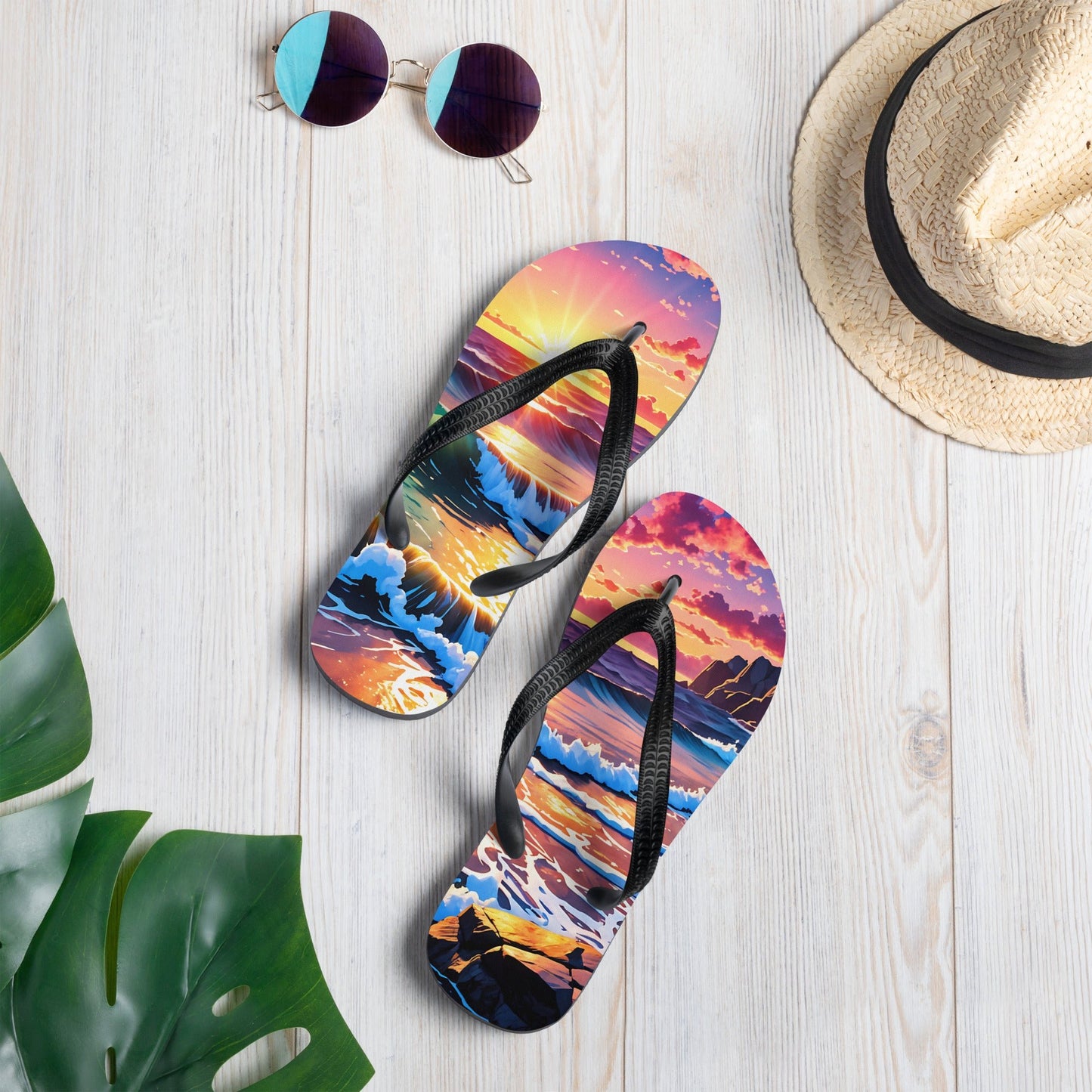 Bright Rocky Shore Flip - Flops - Footwear - Discovery Co.