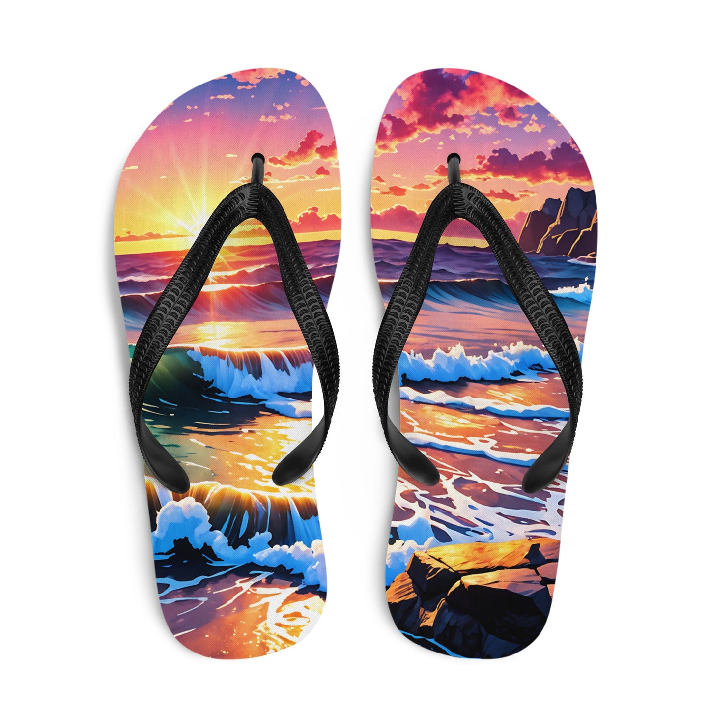 Bright Rocky Shore Flip - Flops - Footwear - Discovery Co.