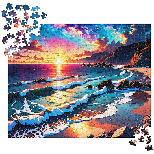 Bright Rocky Shore Jigsaw Puzzle - Puzzle - Discovery Co.
