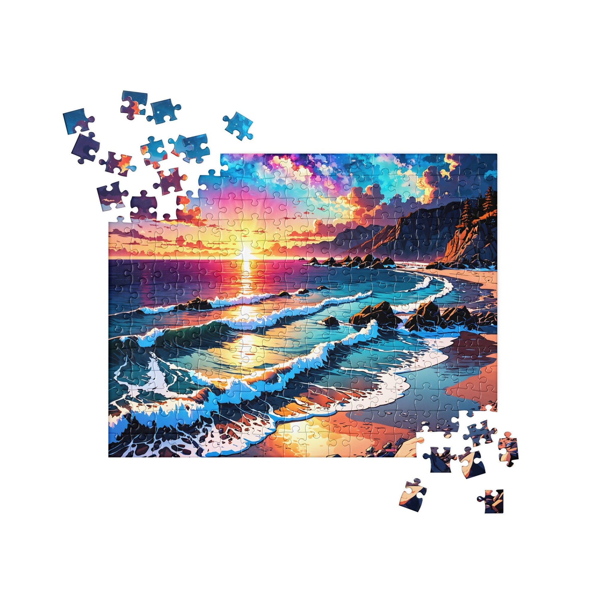 Bright Rocky Shore Jigsaw Puzzle - Puzzle - Discovery Co.