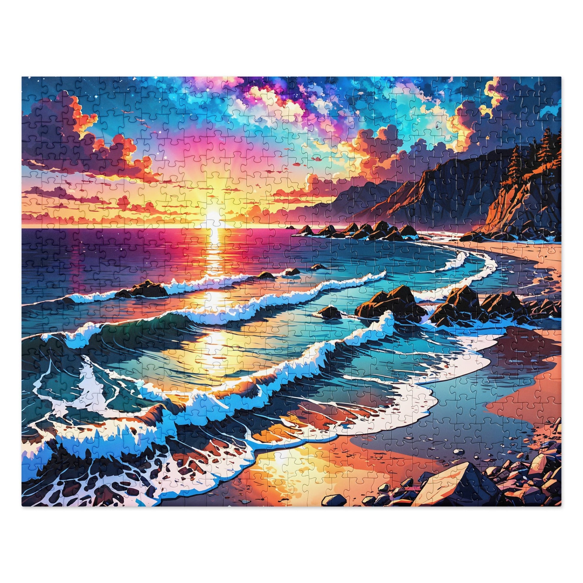 Bright Rocky Shore Jigsaw Puzzle - Puzzle - Discovery Co.