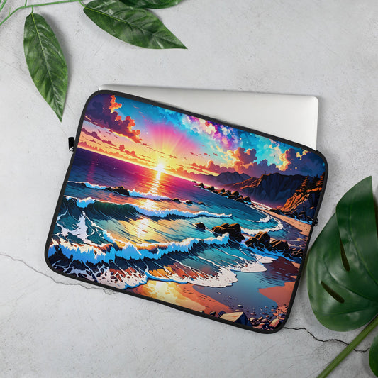 Bright Rocky Shore Laptop Sleeve - Laptop Cases - Discovery Co.