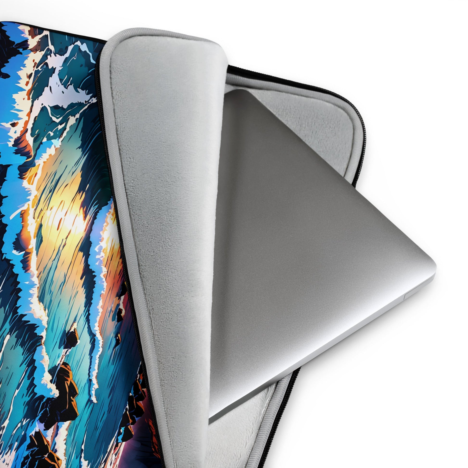 Bright Rocky Shore Laptop Sleeve - Laptop Cases - Discovery Co.