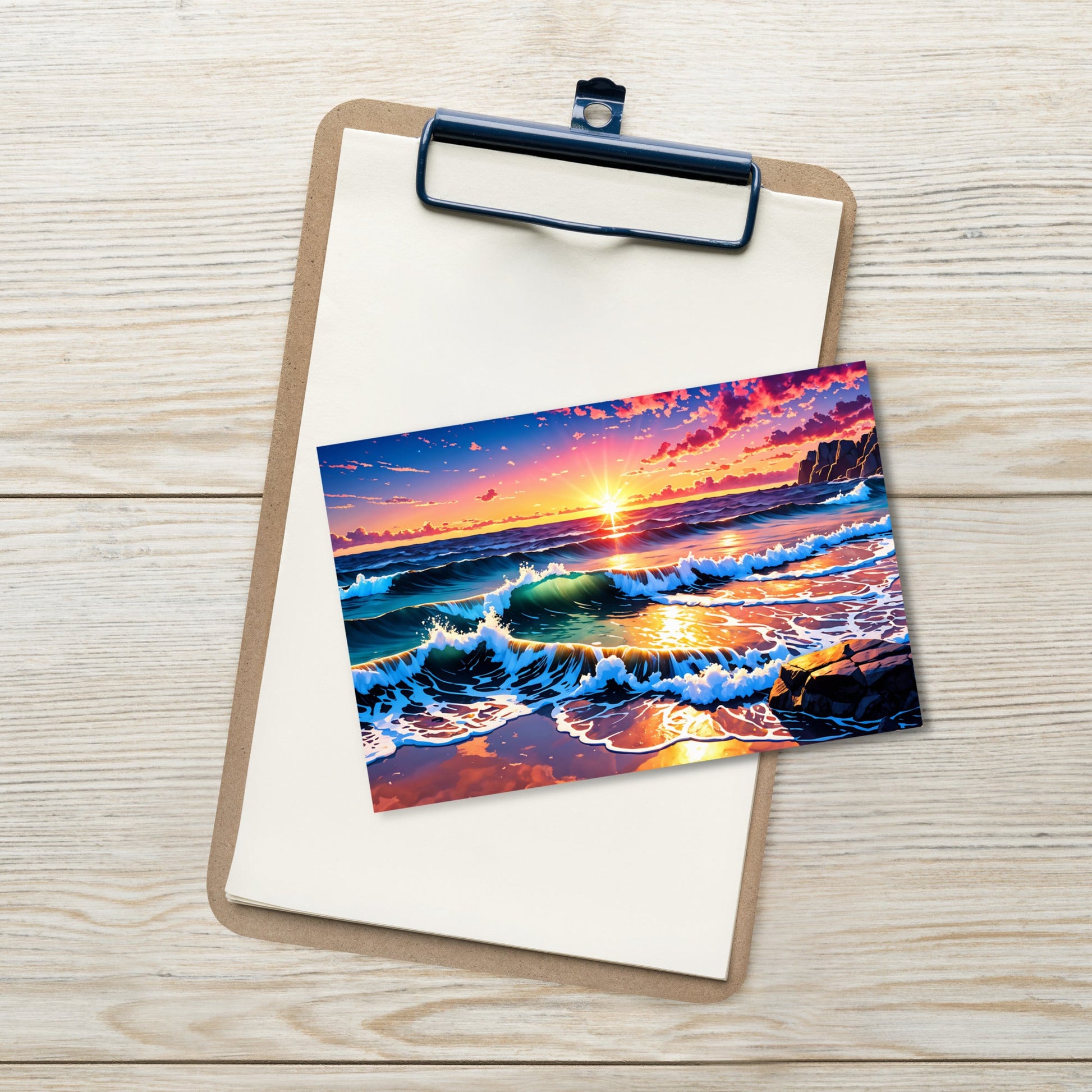 Bright Rocky Shore Standard Postcard - Post Cards - Discovery Co.
