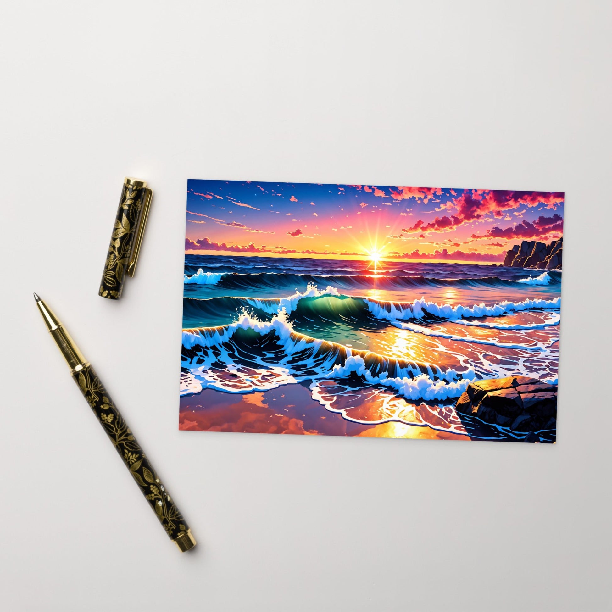 Bright Rocky Shore Standard Postcard - Post Cards - Discovery Co.