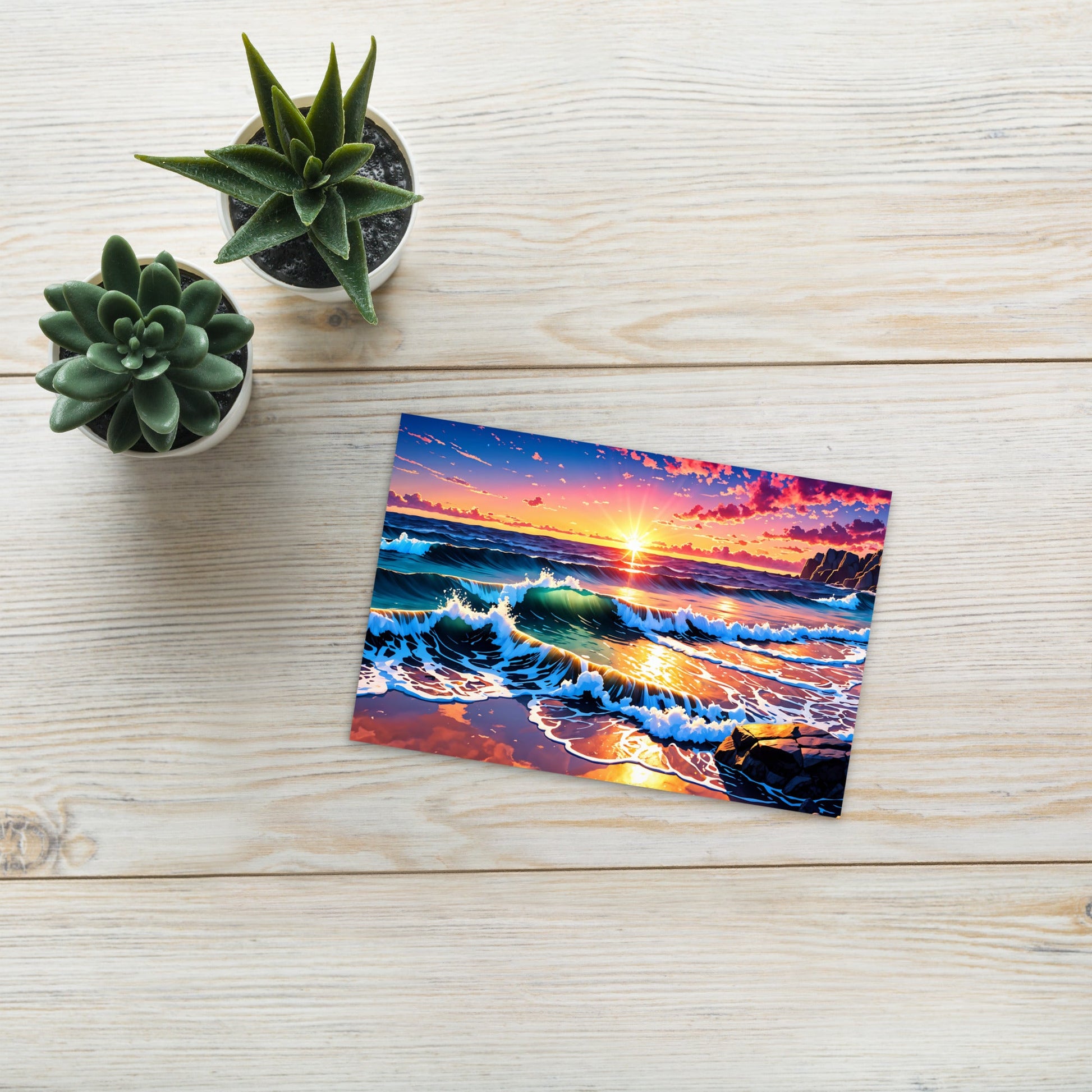 Bright Rocky Shore Standard Postcard - Post Cards - Discovery Co.
