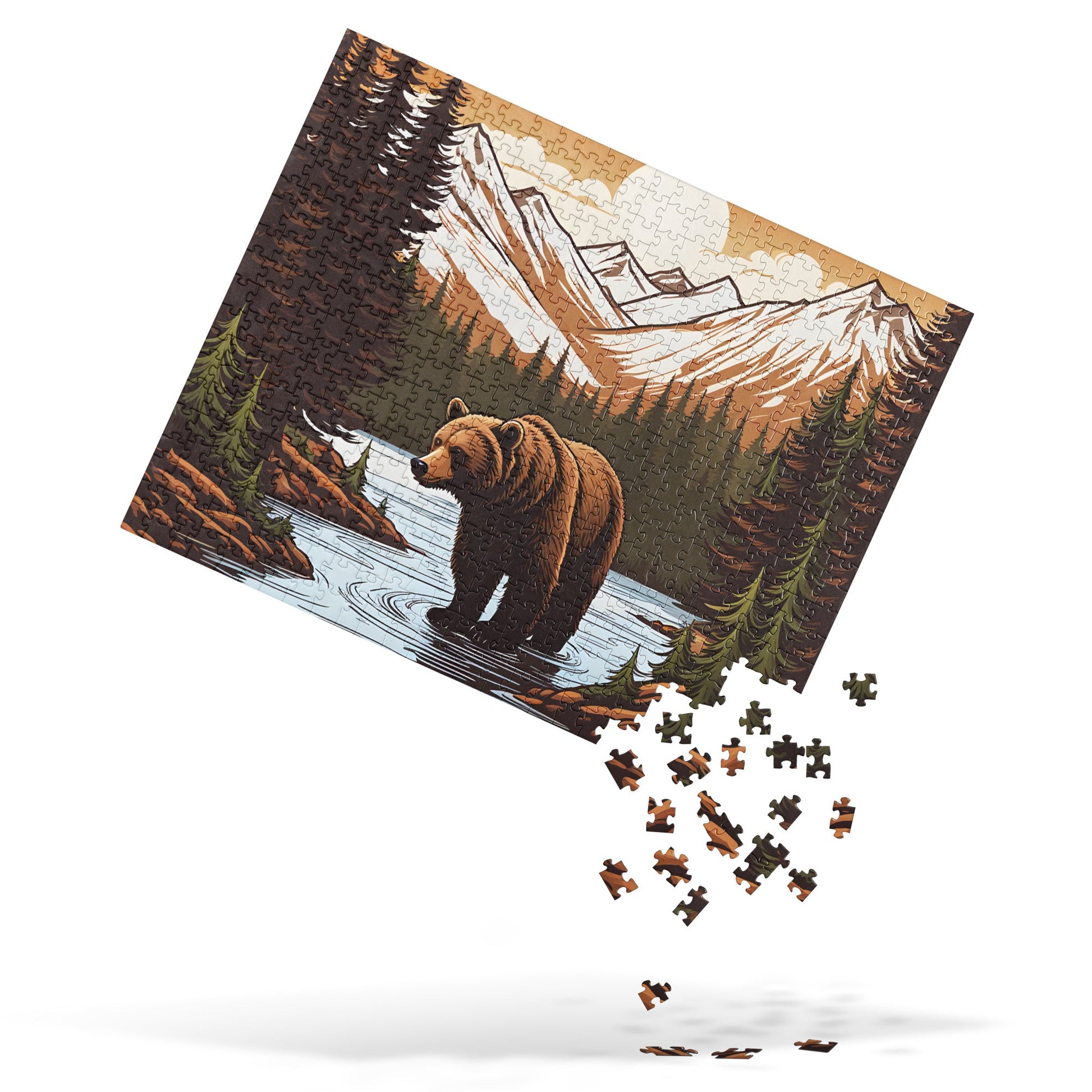 Brown Bear In The River Jigsaw Puzzle - Puzzle - Discovery Co.