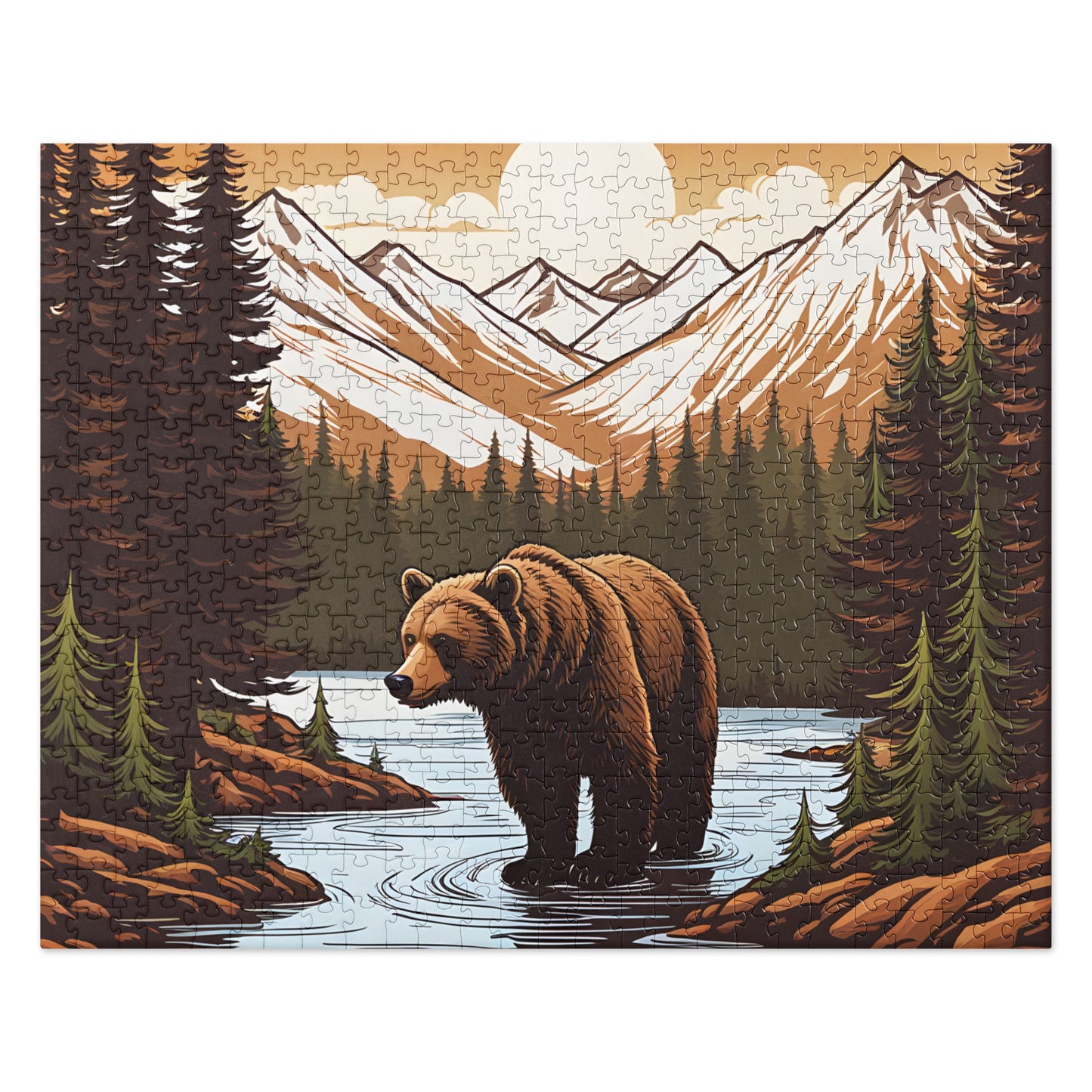Brown Bear In The River Jigsaw Puzzle - Puzzle - Discovery Co.