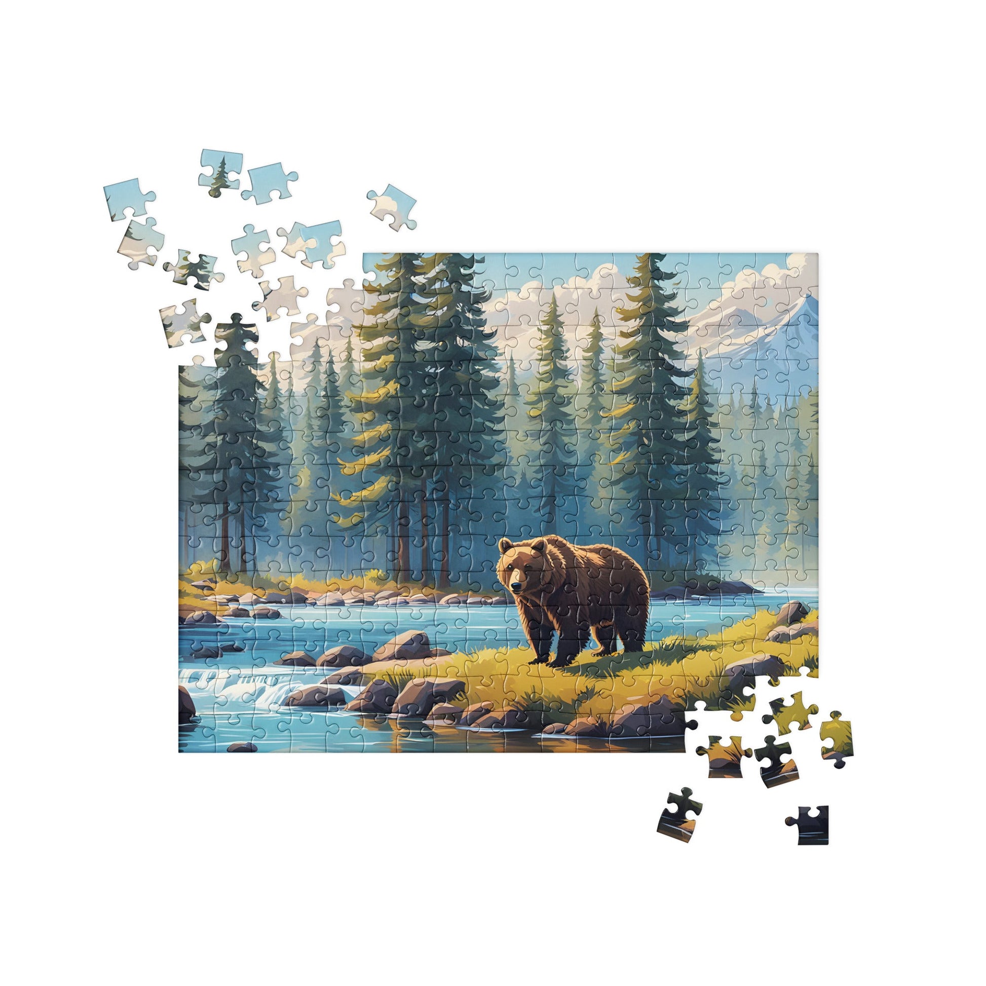 Brown Bear Near River Jigsaw Puzzle - Puzzle - Discovery Co.