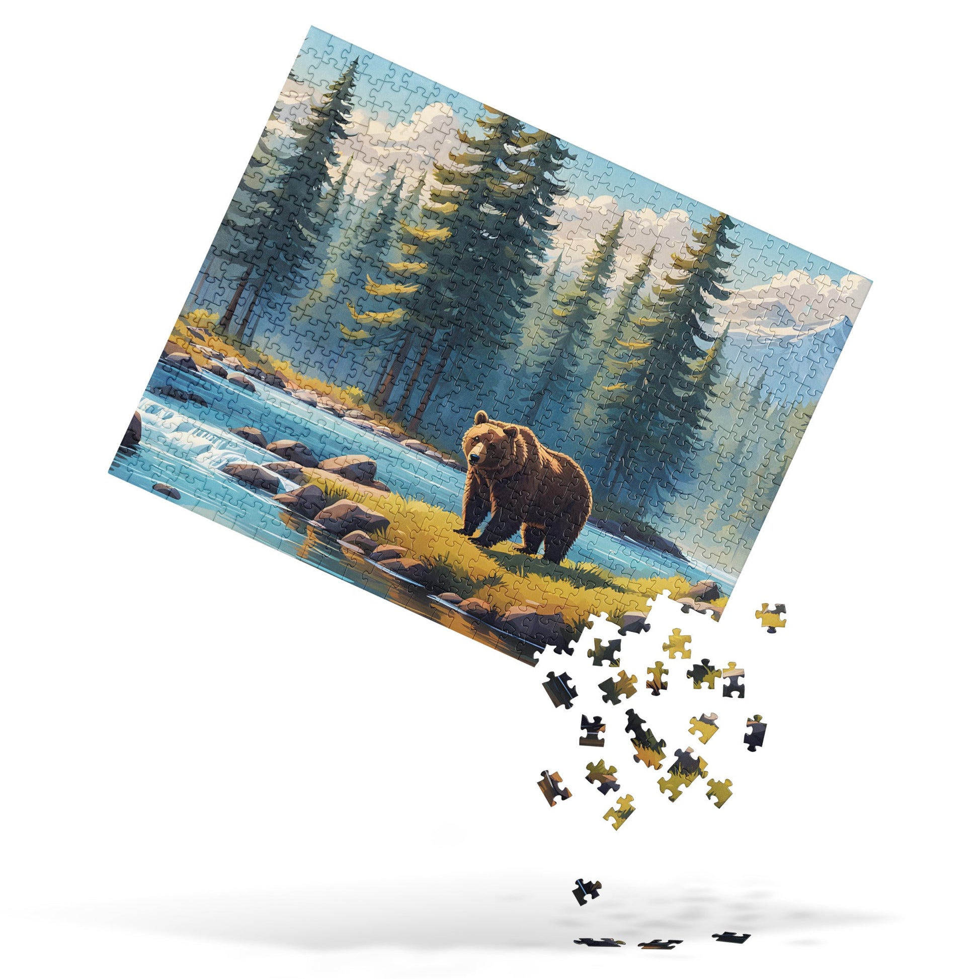 Brown Bear Near River Jigsaw Puzzle - Puzzle - Discovery Co.