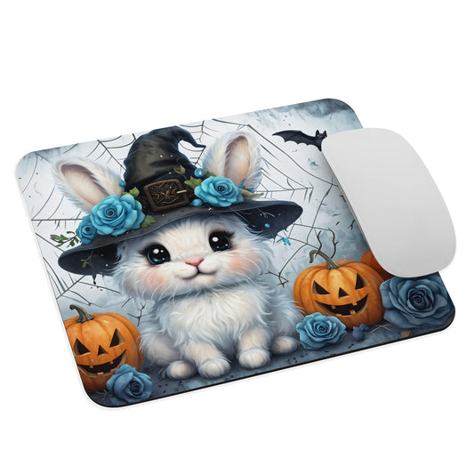 Bunny and Pumpkins Mouse Pad - Mouse Pads - Discovery Co.