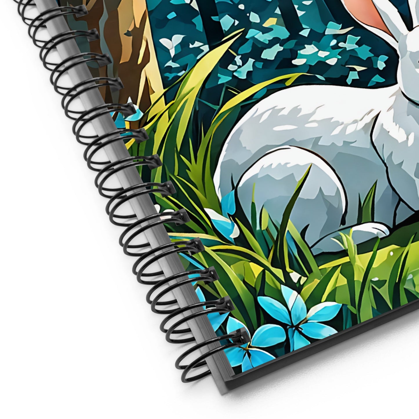 Bunny In The Forest Spiral Notebook - Spiral Notebooks - Discovery Co.