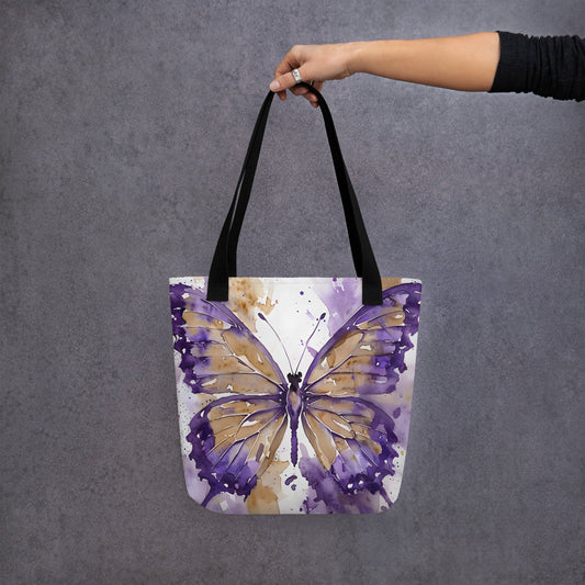 Butterfly Watercolor Art Tote Bag - Tote Bags - Discovery Co.