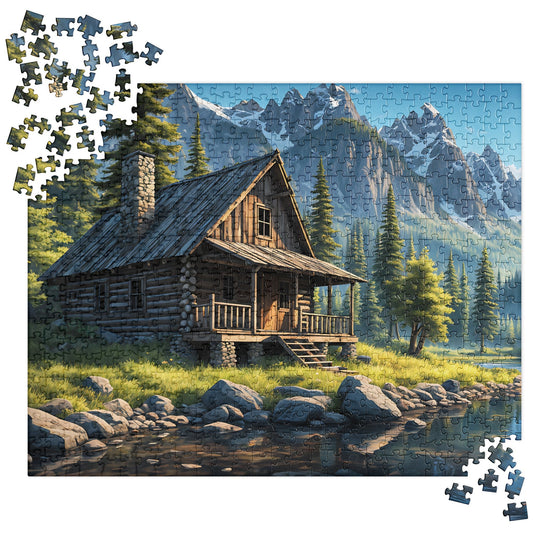 Cabin By The River Jigsaw Puzzle - Puzzle - Discovery Co.