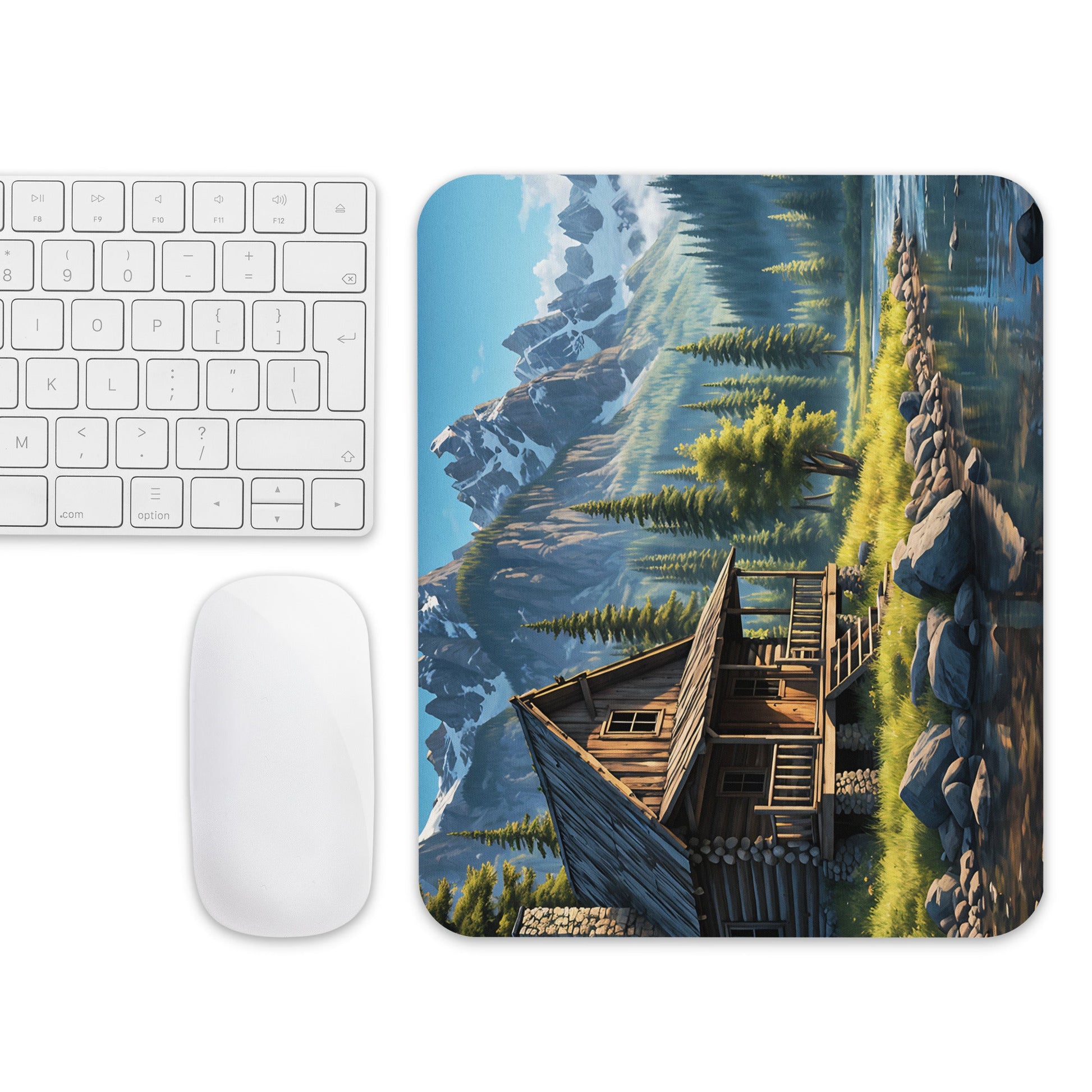 Cabin By The River Mouse Pad - Mouse Pads - Discovery Co.