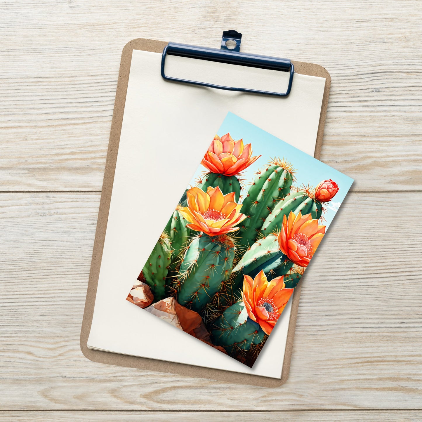 Cactus Bloom 2 Standard Postcard - Post Cards - Discovery Co.