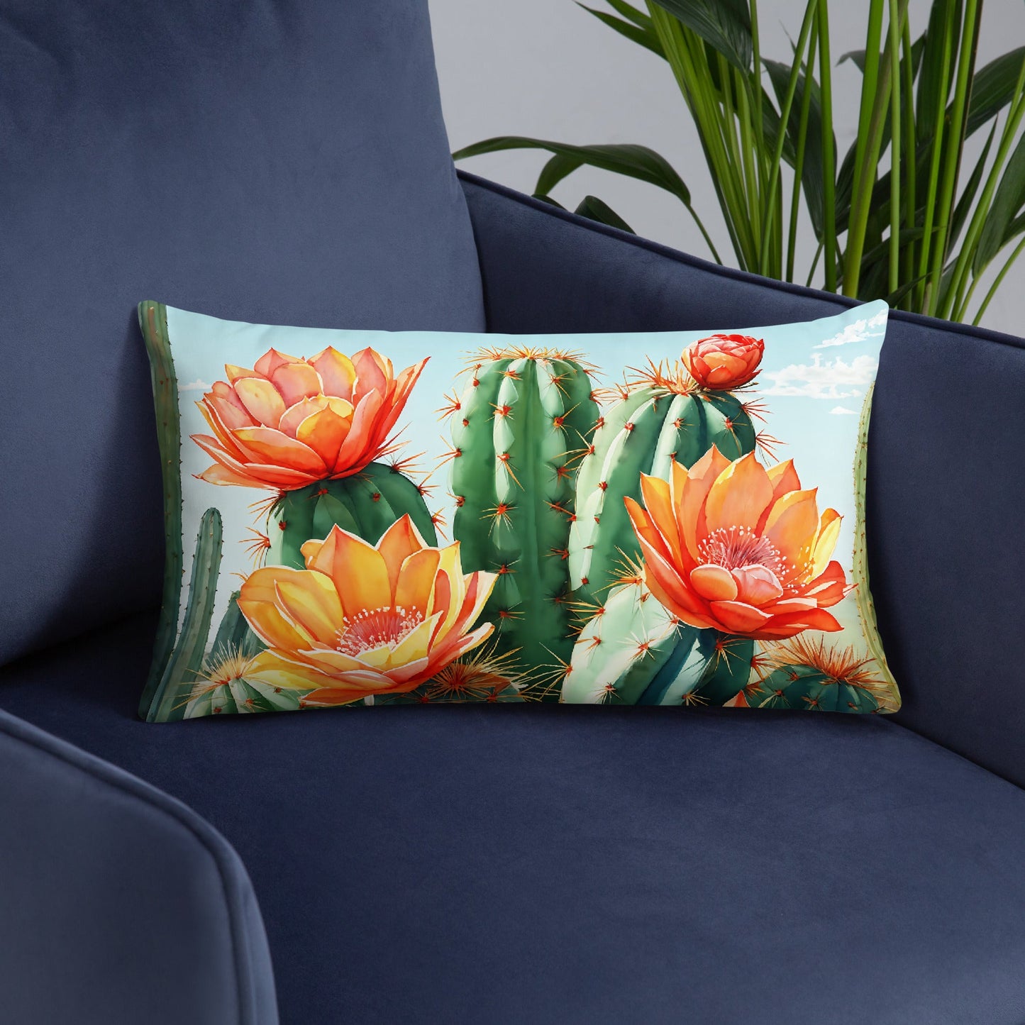 Cactus Bloom Basic Pillow - Pillows - Discovery Co.