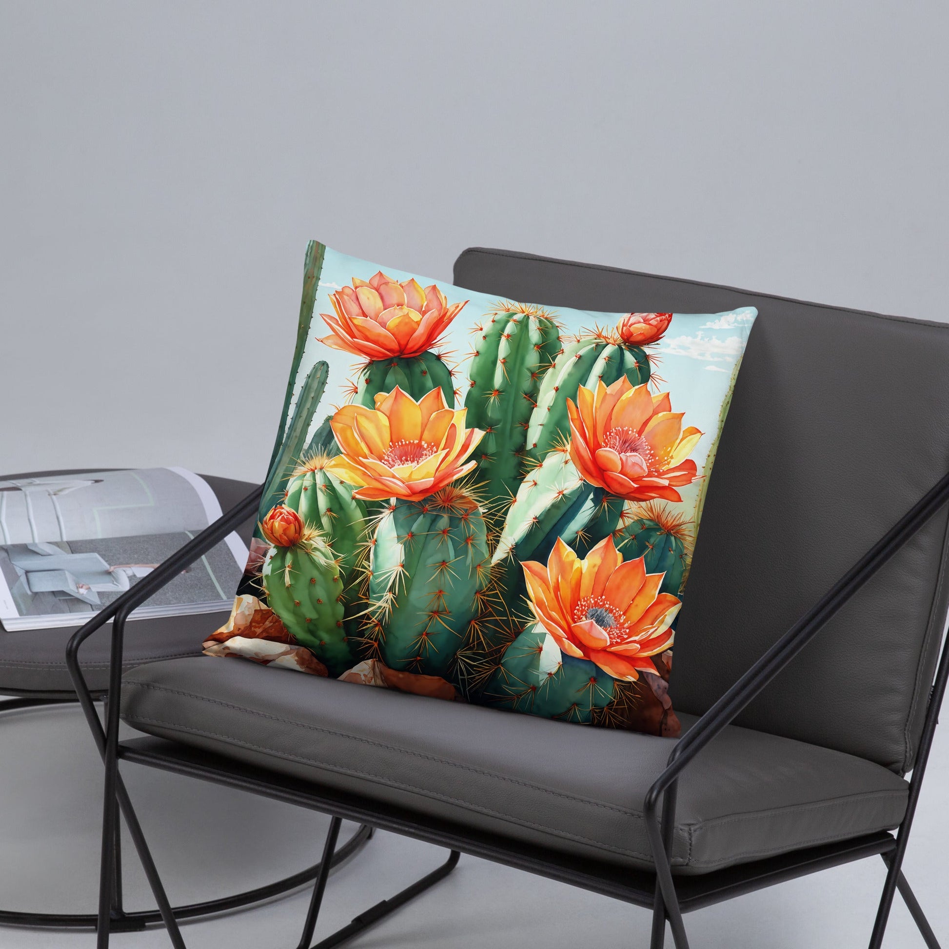 Cactus Bloom Basic Pillow - Pillows - Discovery Co.