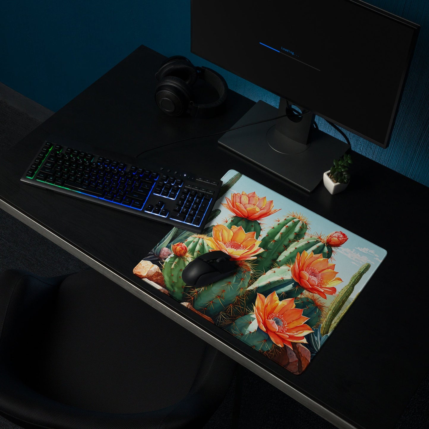 Cactus Bloom Gaming Mouse Pad - Mouse Pads - Discovery Co.