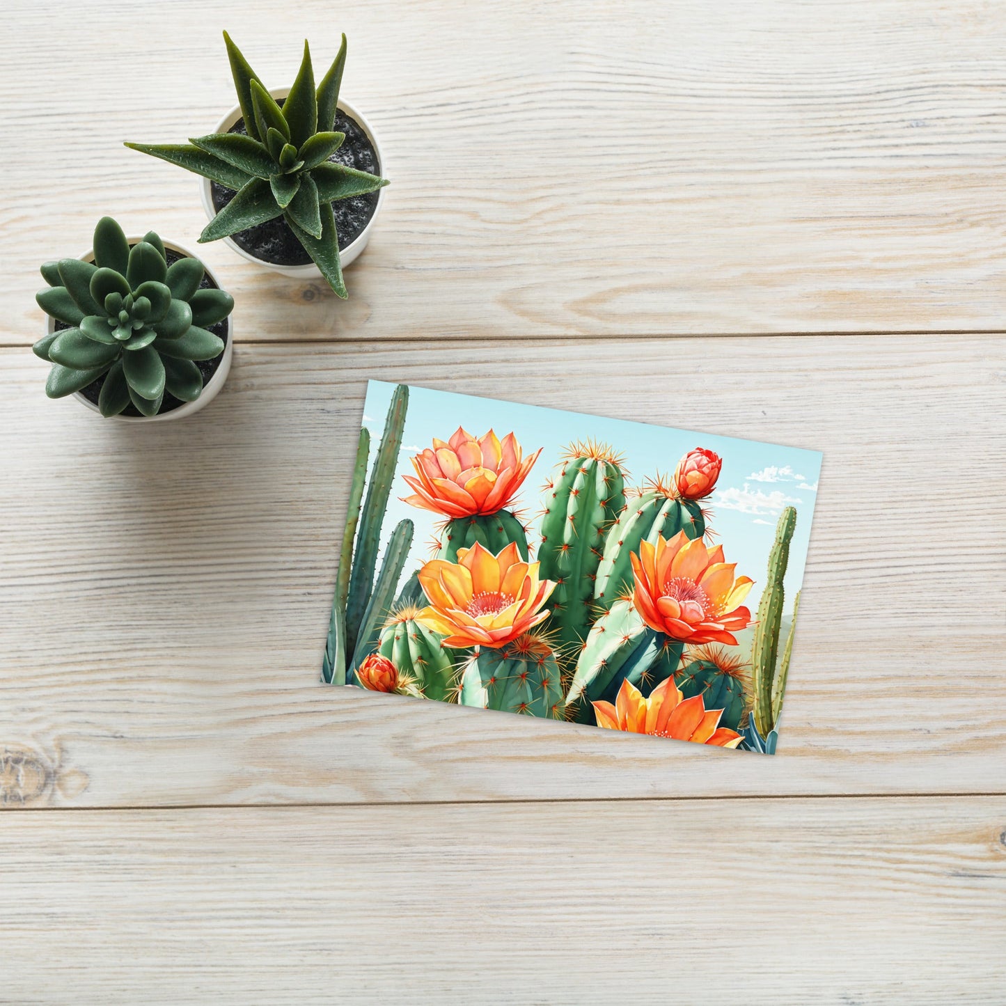 Cactus Bloom Greeting Card - Greeting Card - Discovery Co.