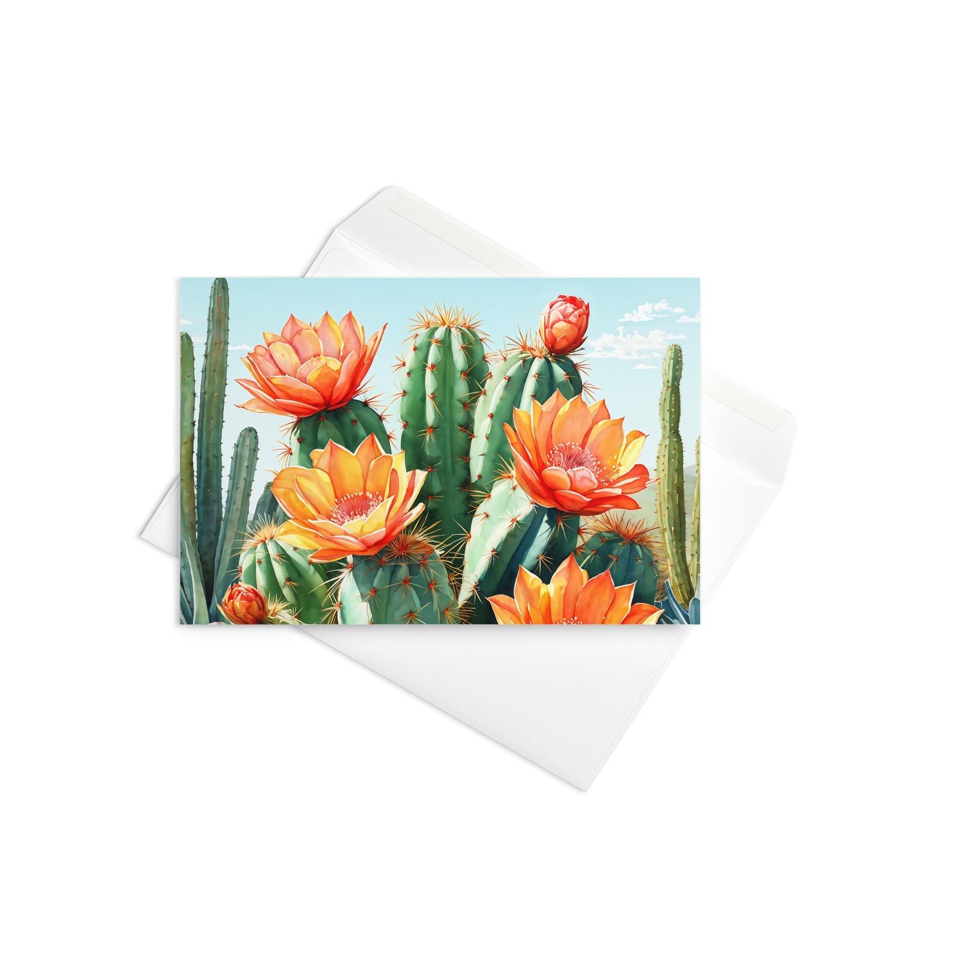 Cactus Bloom Greeting Card - Greeting Card - Discovery Co.