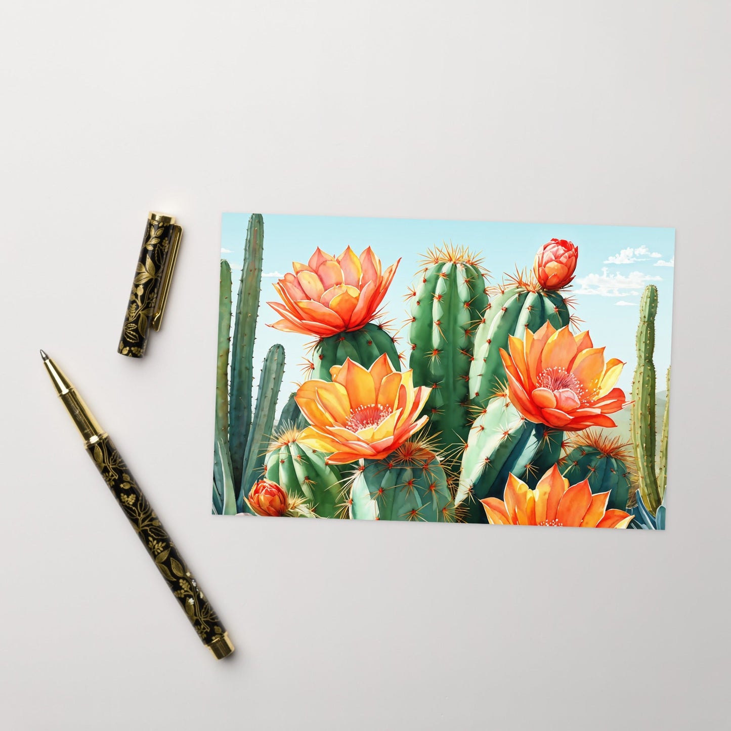 Cactus Bloom Greeting Card - Greeting Card - Discovery Co.