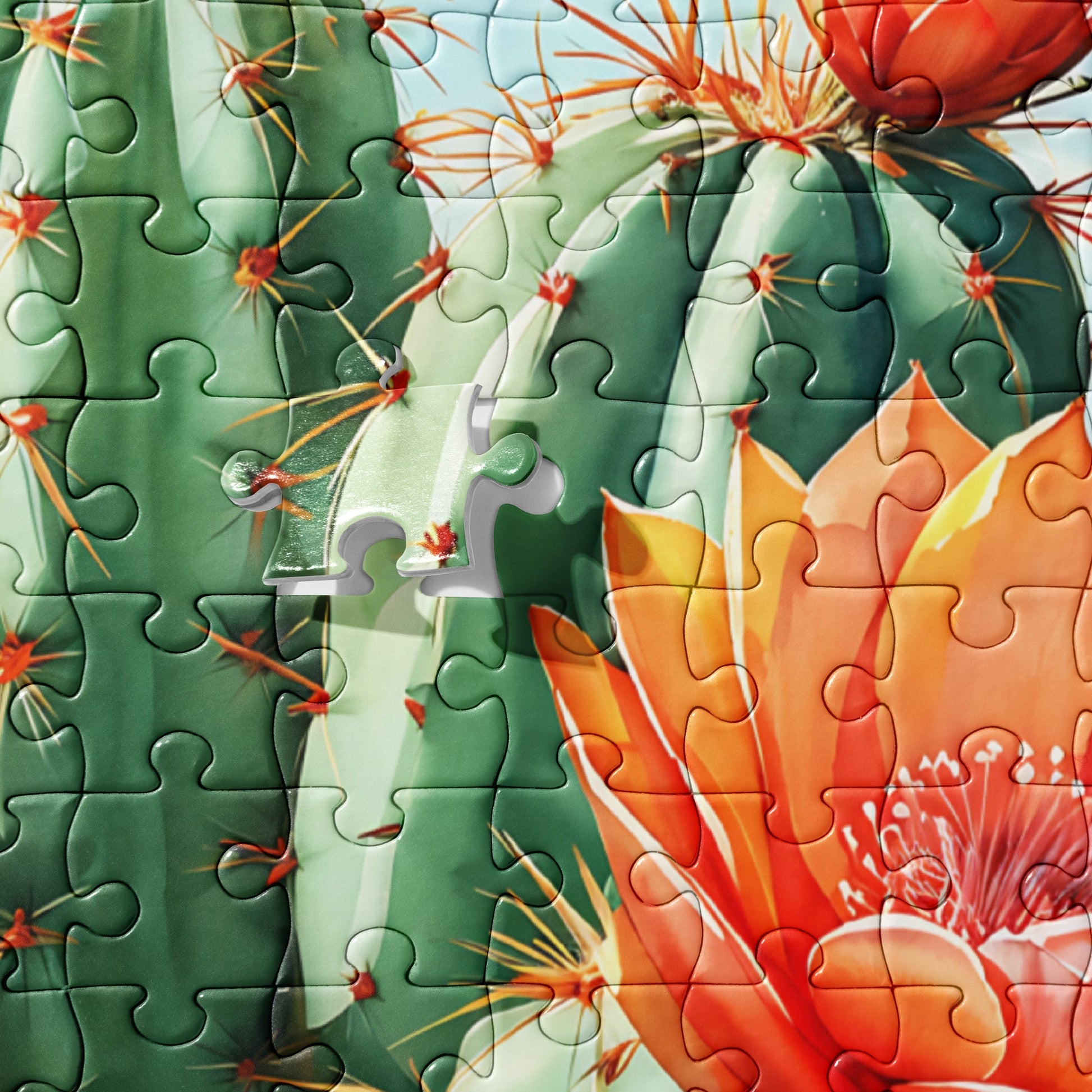 Cactus Bloom Jigsaw Puzzle - Puzzle - Discovery Co.