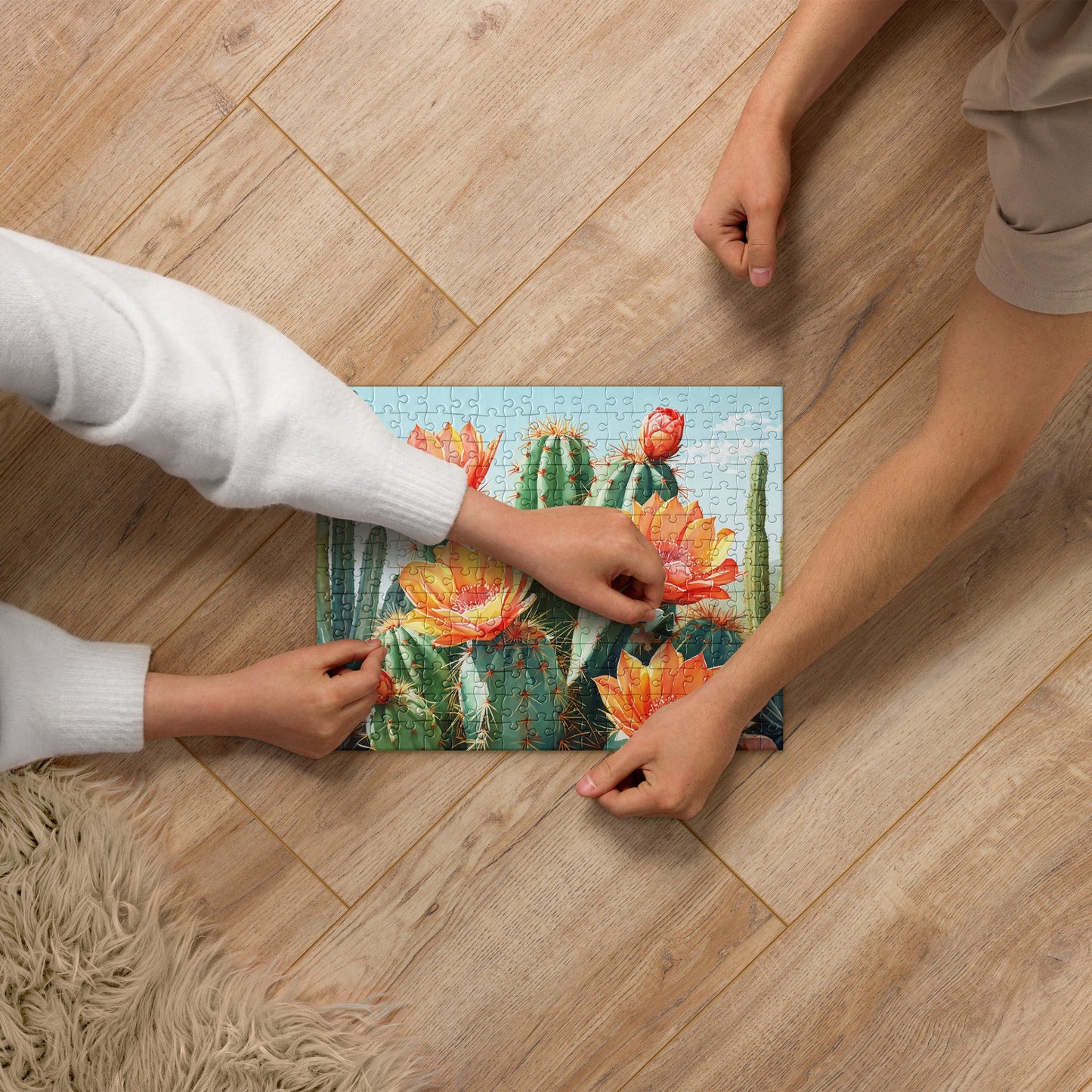 Cactus Bloom Jigsaw Puzzle - Puzzle - Discovery Co.