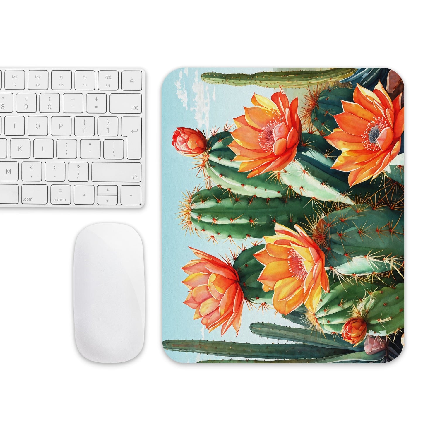 Cactus Bloom Mouse Pad - Mouse Pads - Discovery Co.