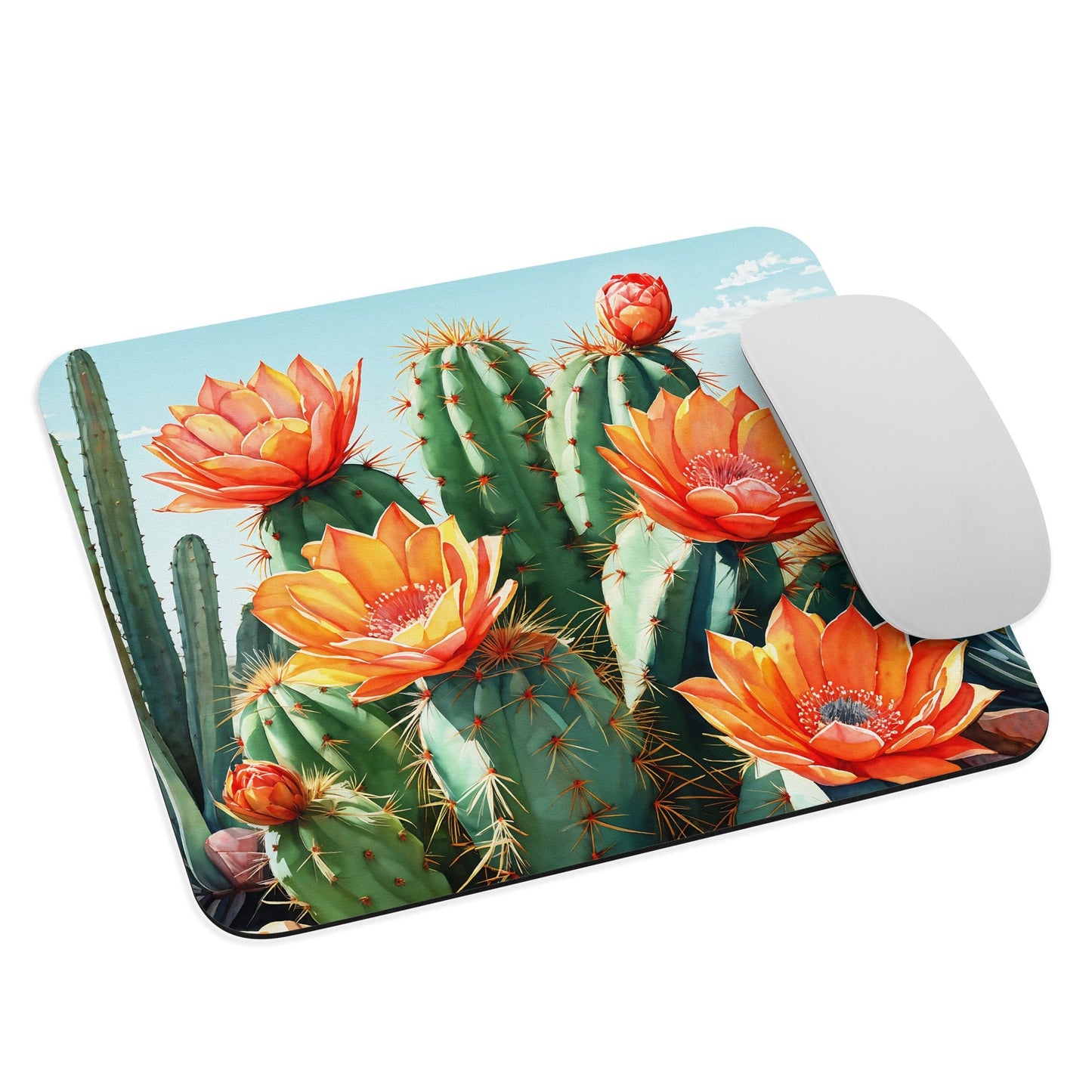 Cactus Bloom Mouse Pad - Mouse Pads - Discovery Co.