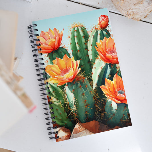 Cactus Bloom Spiral Notebook - Spiral Notebooks - Discovery Co.