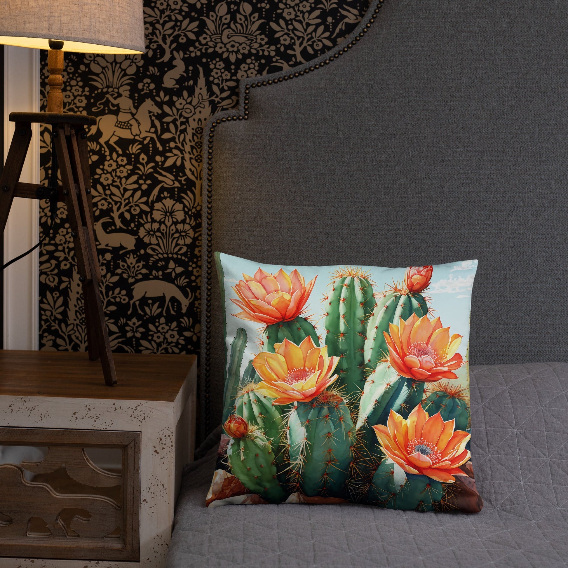 Cactus Bloom Standard Pillow - Pillows - Discovery Co.