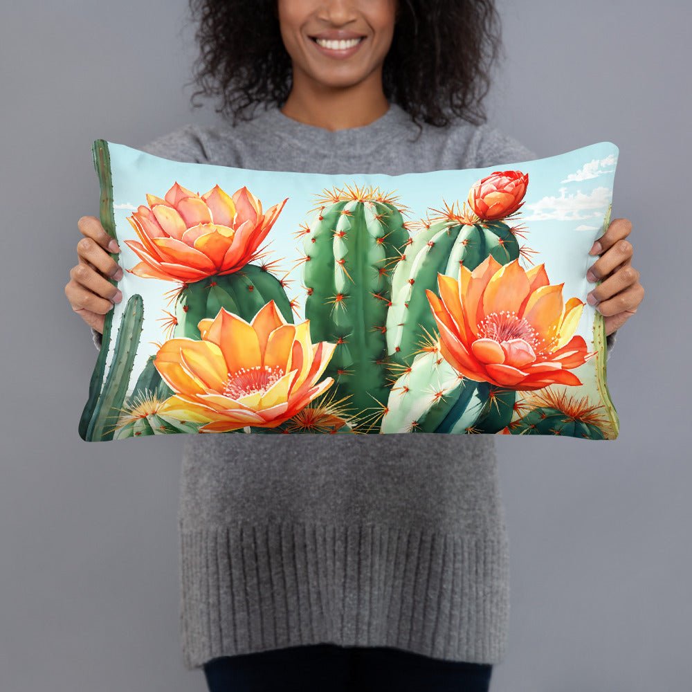 Cactus Bloom Standard Pillow - Pillows - Discovery Co.