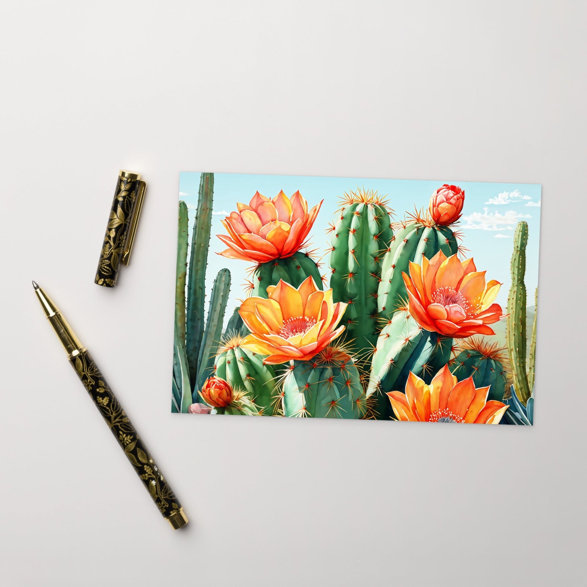 Cactus Bloom Standard Postcard - Post Cards - Discovery Co.