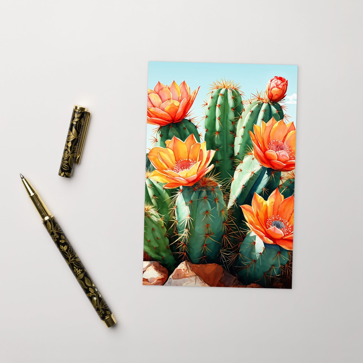 Cactus Bloom (tall view) Standard Postcard - Post Cards - Discovery Co.