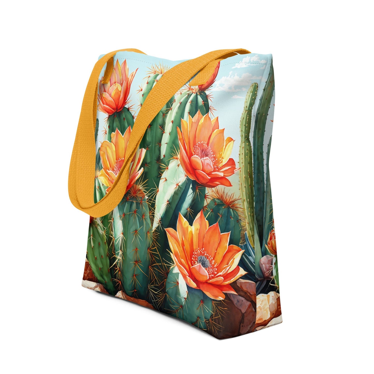 Cactus Bloom Tote Bag - Tote Bags - Discovery Co.