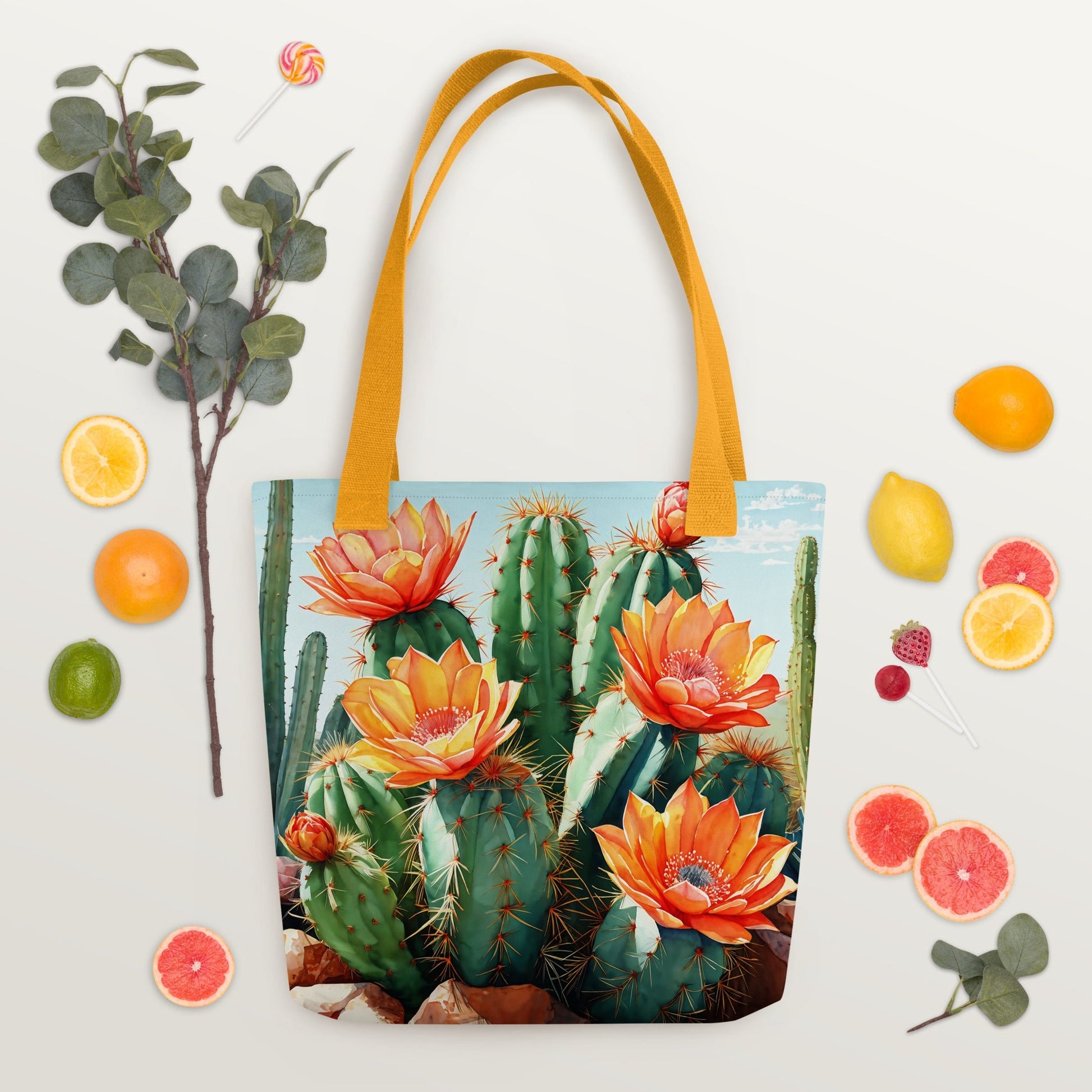 Cactus Bloom Tote Bag - Tote Bags - Discovery Co.