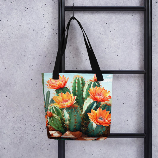 Cactus Bloom Tote Bag - Tote Bags - Discovery Co.