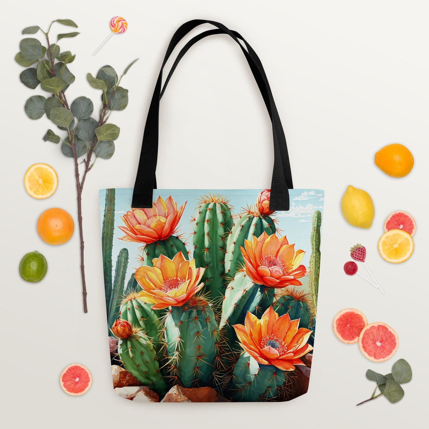 Cactus Bloom Tote Bag - Tote Bags - Discovery Co.