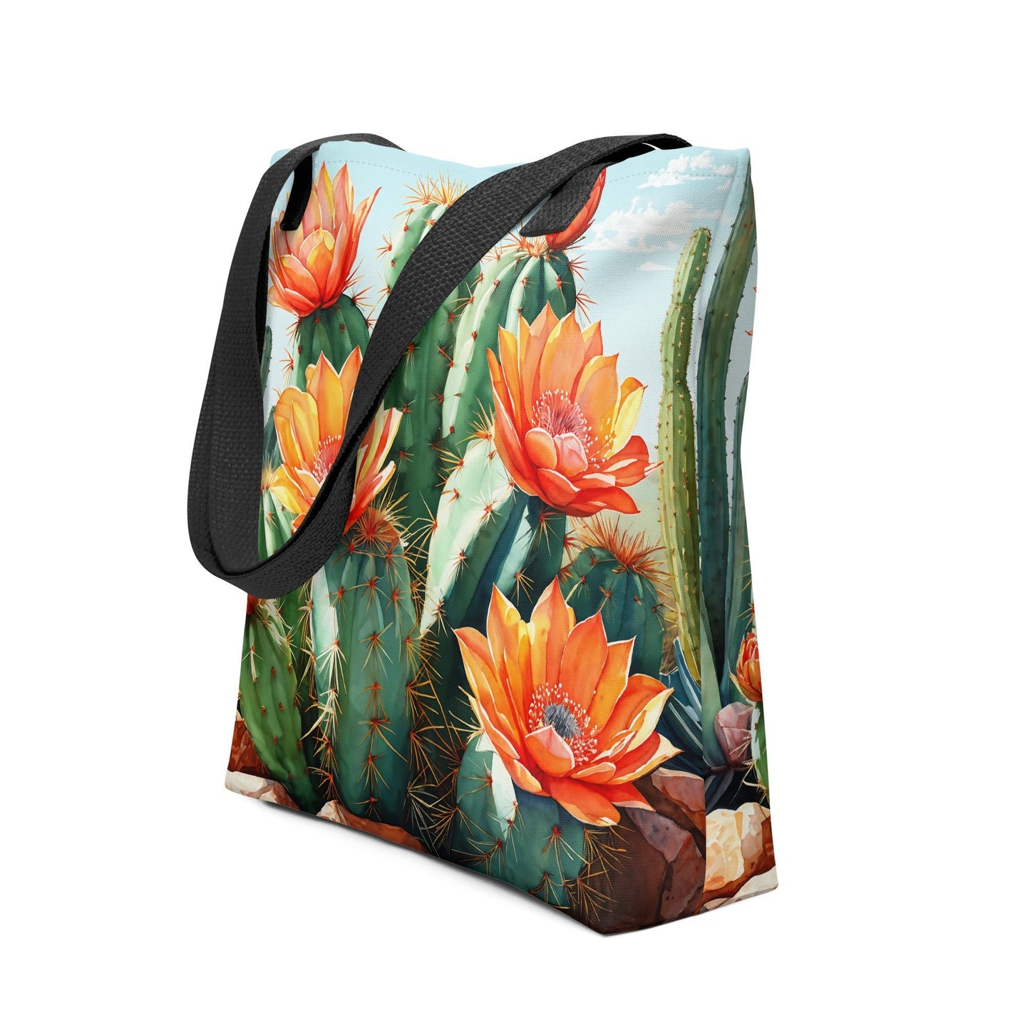 Cactus Bloom Tote Bag - Tote Bags - Discovery Co.