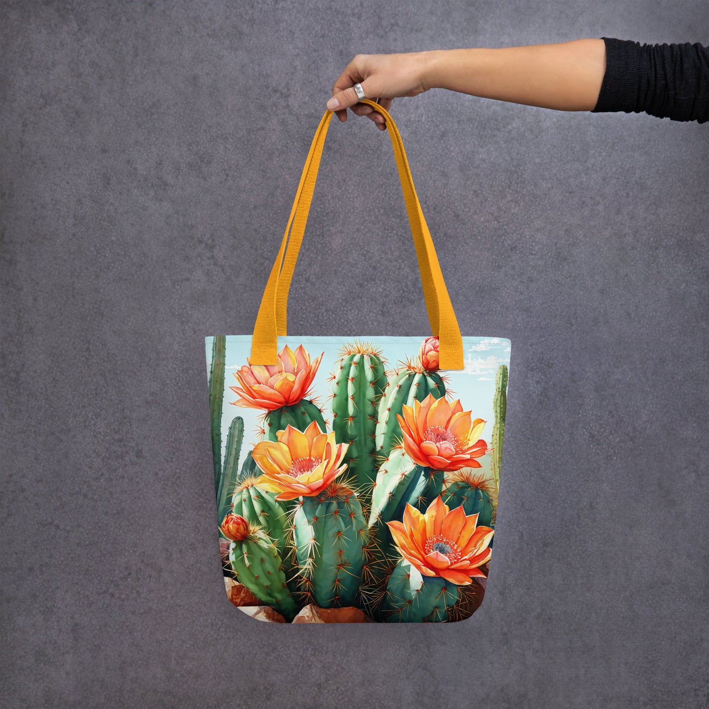 Cactus Bloom Tote Bag - Tote Bags - Discovery Co.