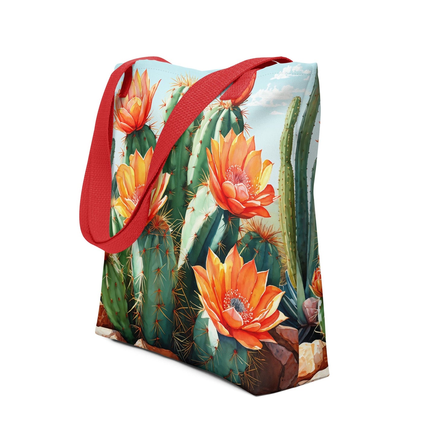 Cactus Bloom Tote Bag - Tote Bags - Discovery Co.