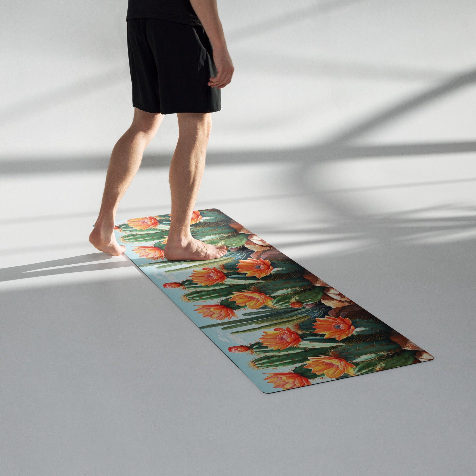 Cactus Bloom Yoga Mat - Yoga Mat - Discovery Co.
