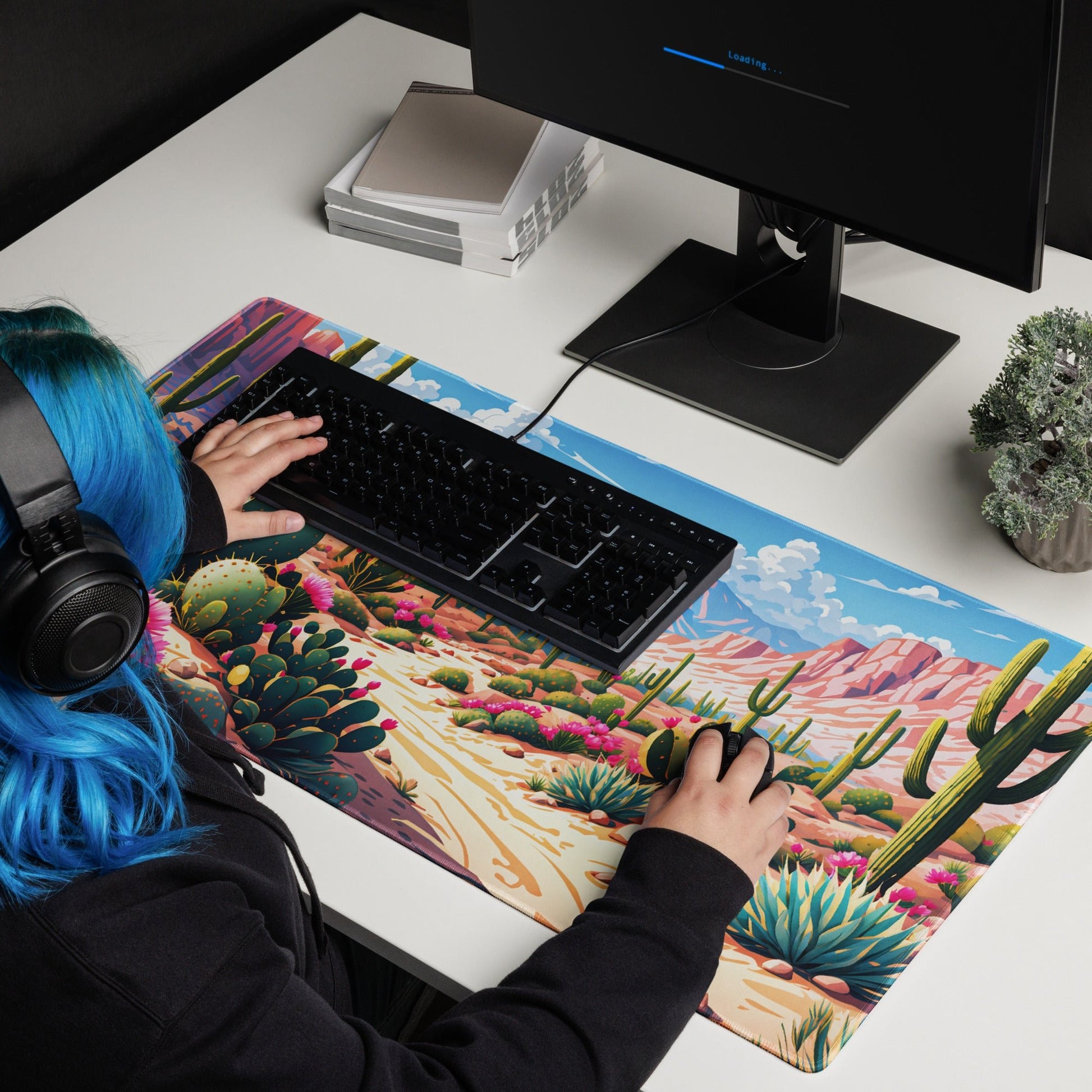 Cactus Desert II Gaming Mouse Pad - Mouse Pads - Discovery Co.