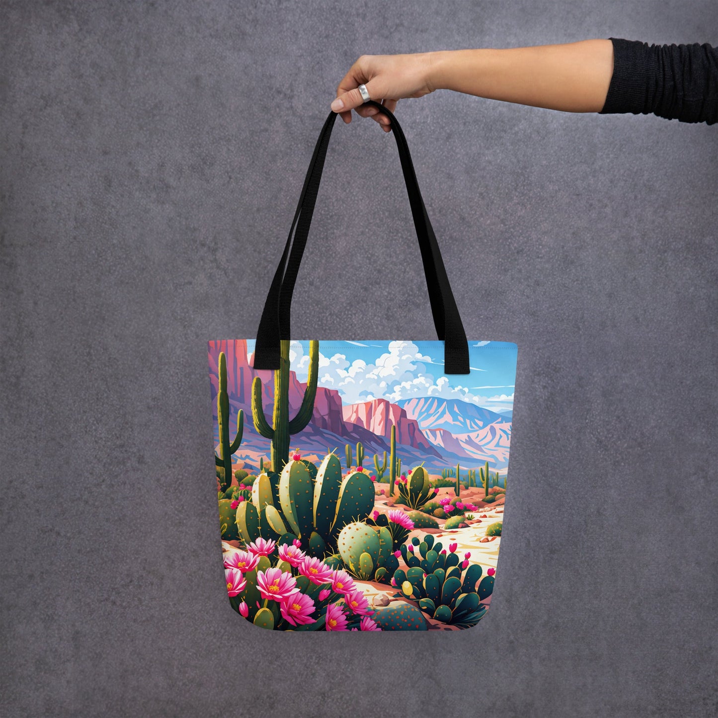 Cactus Desert II Tote Bag - Tote Bags - Discovery Co.