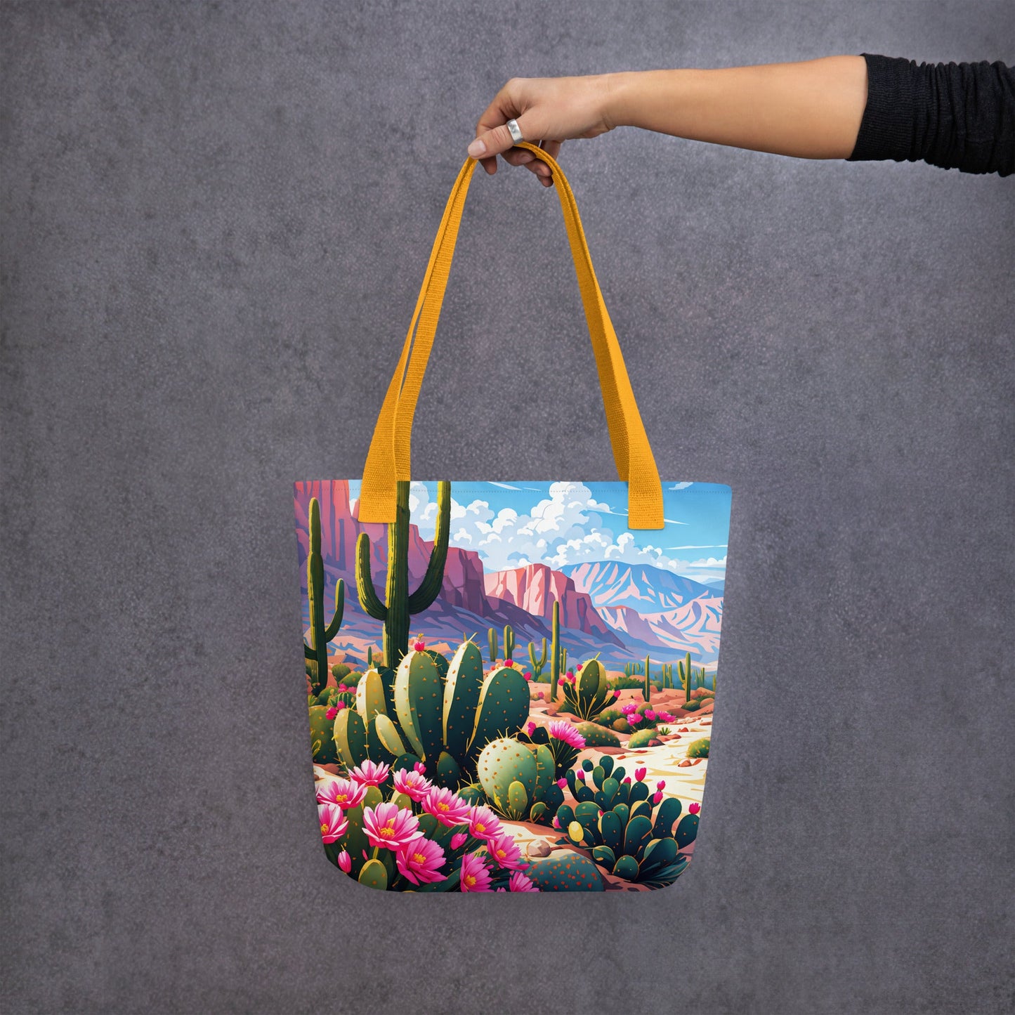 Cactus Desert II Tote Bag - Tote Bags - Discovery Co.