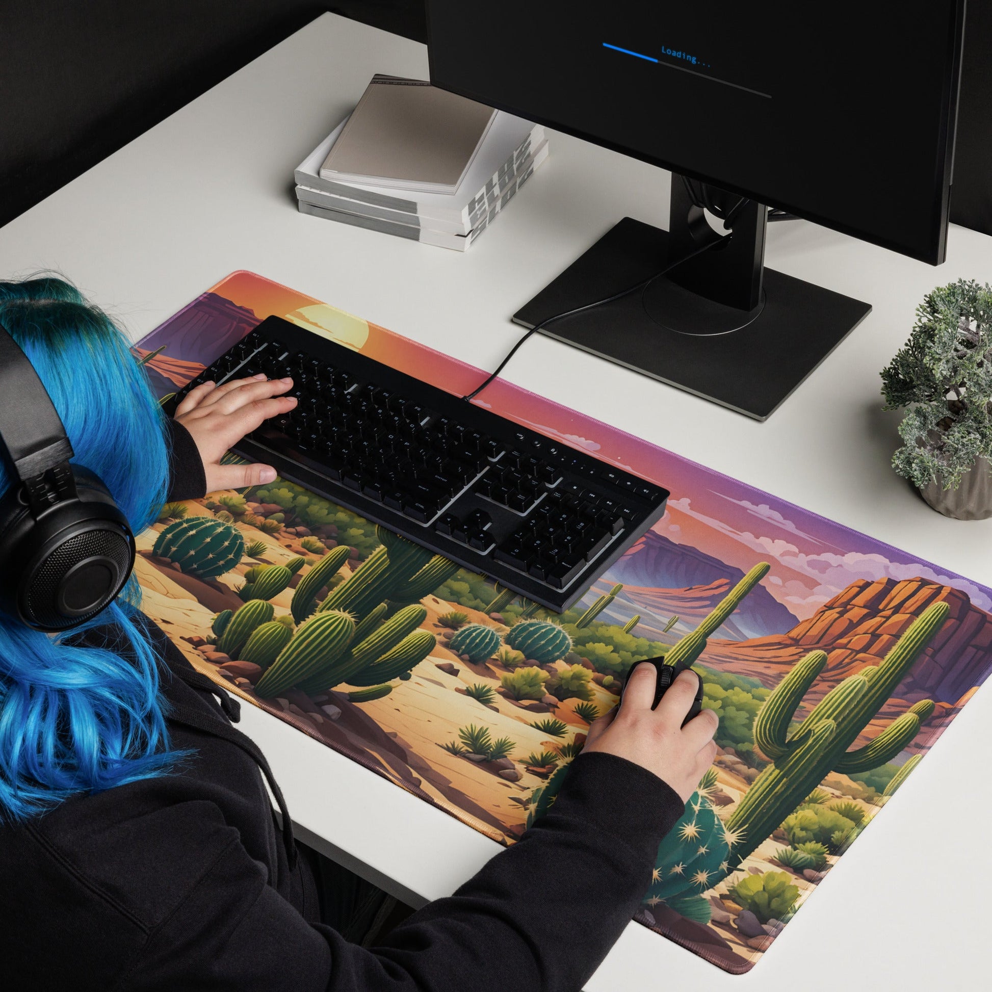 Cactus Desert III Gaming Mouse Pad - Mouse Pads - Discovery Co.