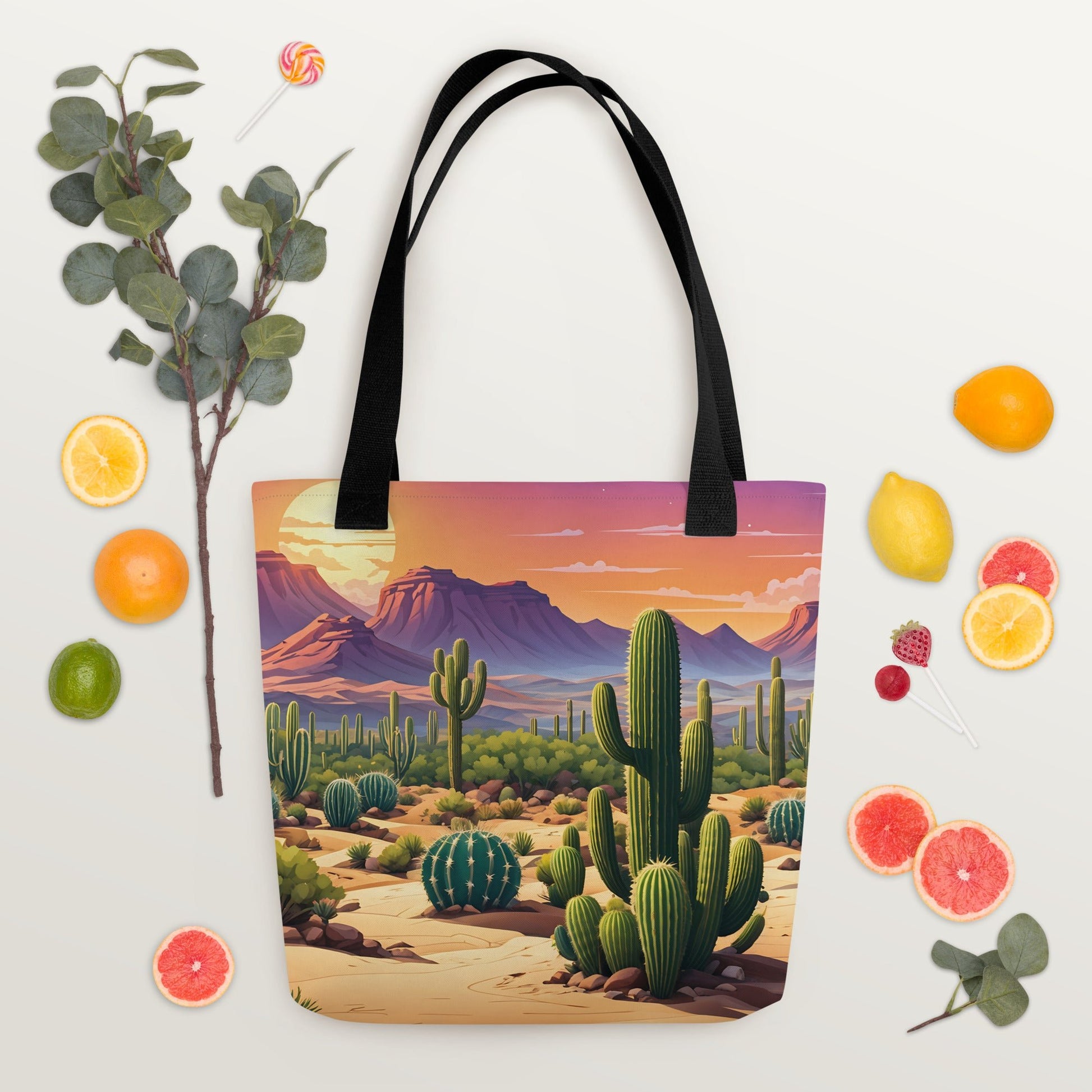 Cactus Desert III Tote Bag - Tote Bags - Discovery Co.